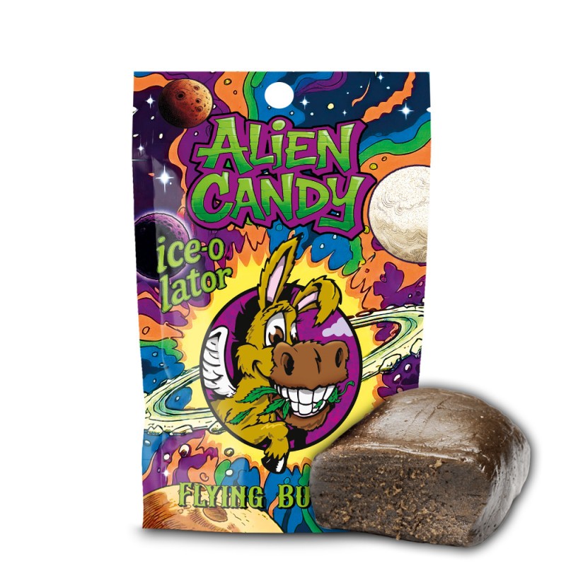Cbd  Hash Flying Burrito  Ice-o-lator Alien Candy  5 gr.