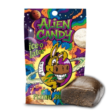 Cbd  Hash Flying Burrito  Ice-o-lator Alien Candy 10 gr.