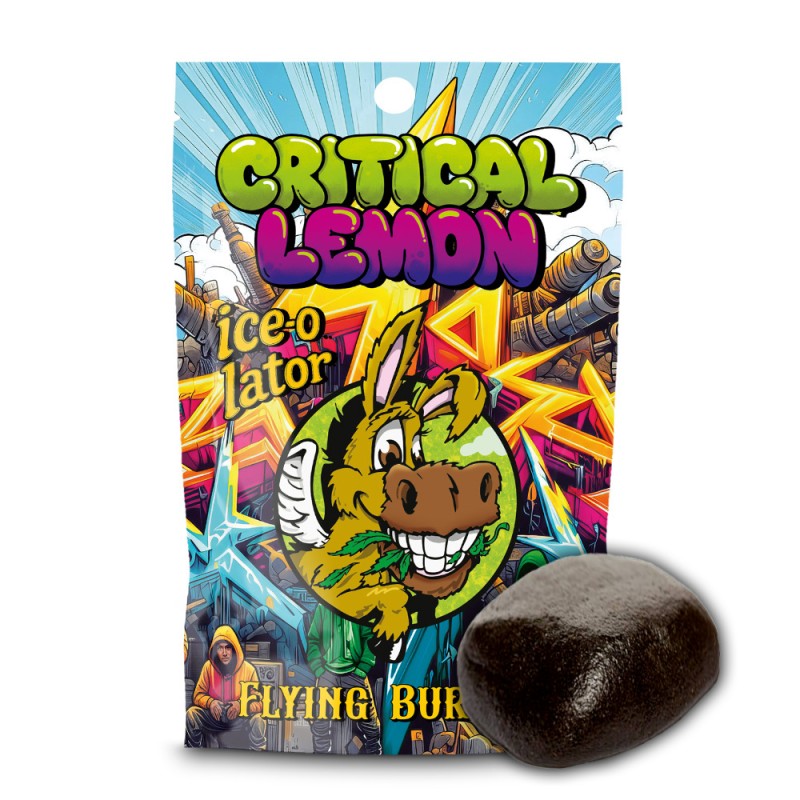 Cbd  Hash Flying Burrito  Ice-o-lator Critical Lemon 10 gr.